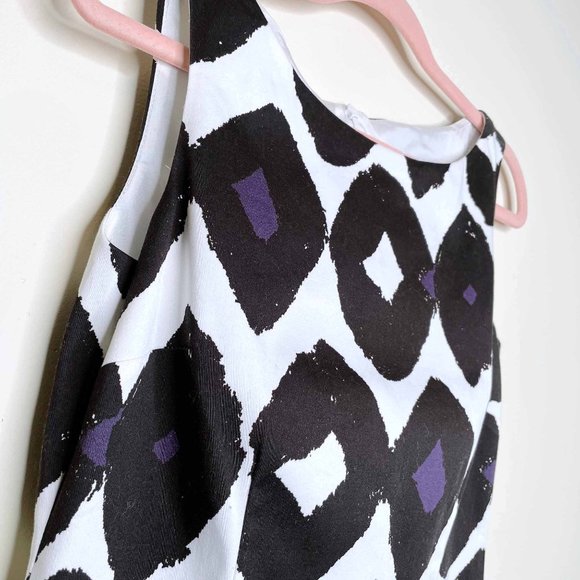 max mara printed summer sheath dress - size 2 - Picture 2 of 5